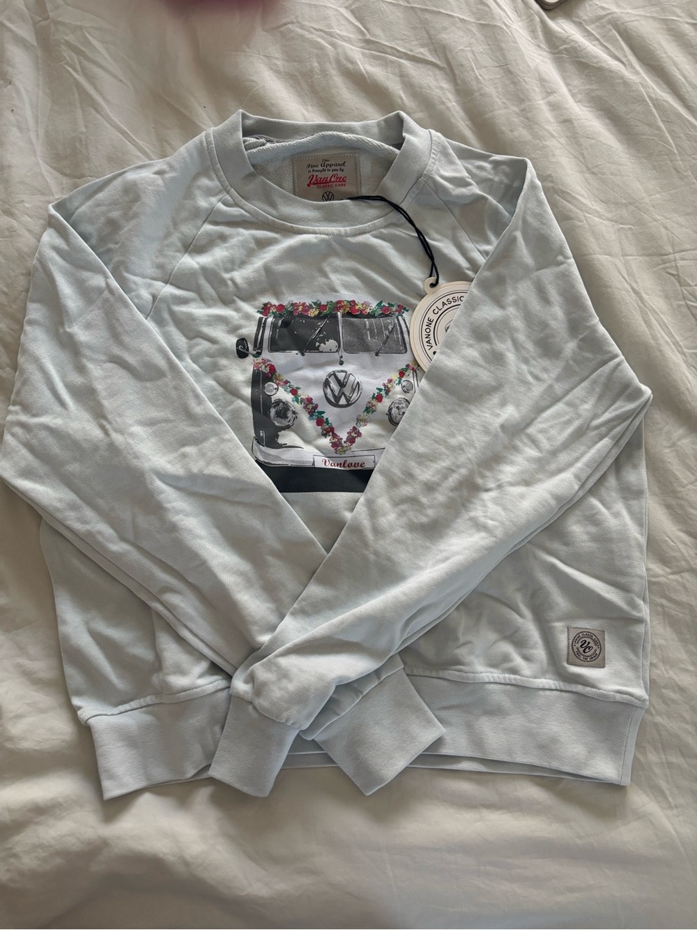Vineyard Vines Light Blue Graphic Crewneck Sweater